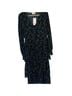 Ember 100% Other Paisley Green Black Cocktail Dress Size M - photo 1