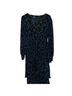 Ember 100% Other Paisley Green Black Cocktail Dress Size M - photo 2