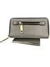 Marc Jacobs Gray Gold Leather Belt One size - photo 1