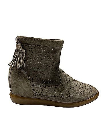 Isabel Marant Isabel Marant Basley Tassel Bootie in Grey Suede (view 1)