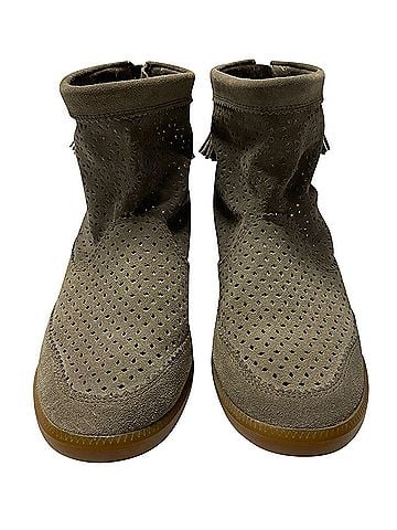 Isabel Marant Isabel Marant Basley Tassel Bootie in Grey Suede (view 2)