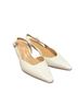 Naturalizer White Heels Size 8 1/2 - photo 1
