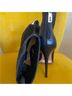 Schutz Solid Black Gold Heels Size 10 - photo 6