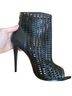 Schutz Solid Black Gold Heels Size 10 - photo 1