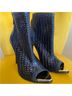 Schutz Solid Black Gold Heels Size 10 - photo 4
