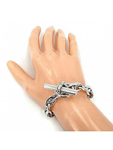 Hermès Hermes Chaine d'Ancre MM bracelet for men and women, 14 links, sterling silver (925), approximately 52.4g. (view 2)