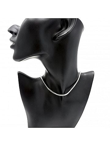 Hermès Hermes necklace for women, snake chain, vintage accessory, 925 sterling silver, approximately 23.2g (view 2)