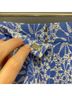 Loft 37 Floral Blue White Shorts Size 12 - photo 5