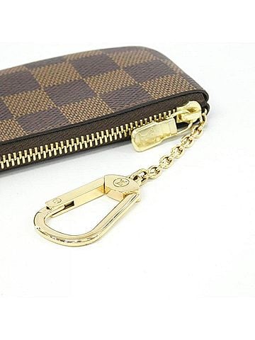 Louis Vuitton Louis Vuitton Damier Card Key Case Pochette Clé N62658 Coin &amp; (view 2)