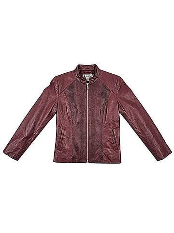 Pamela McCoy Leather Jacket (view 1)