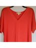 Michael Kors Orange Short Sleeve Blouse Size M - photo 4