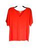 Michael Kors Orange Short Sleeve Blouse Size M - photo 1