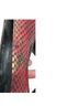 Stuart Weitzman 100% Leather Snake Print Red Black Heels Size 6 1/2 - photo 4