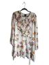 Halogen Floral White Pink Yellow Green Casual Dress Size XL - photo 1