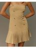 Maeve Tan Cocktail Dress Size S - photo 4