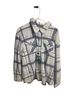 Sage Collective 100% Polyester Plaid White Gray Jacket Size XL - photo 1
