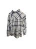 Sage Collective 100% Polyester Plaid White Gray Jacket Size XL - photo 2