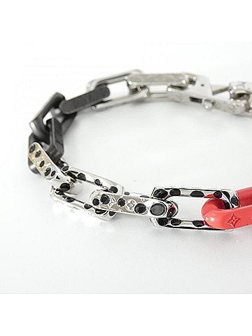 Louis Vuitton Louis Vuitton Bracelet Monogram Chain Infinity Dot L M0976L (view 2)