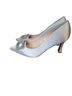 Nine West Silver Heels Size 9 - photo 1