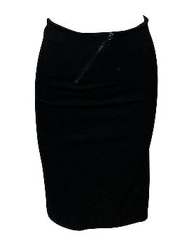 Alexander McQueen Alexander McQueen Pencil Skirt in Black Polyester (view 1)