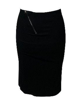 Alexander McQueen Alexander McQueen Pencil Skirt in Black Polyester (view 2)