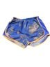 Nike 100% Polyester 100% Recycled Polyester Print Blue Orange Athletic Shorts Size M - photo 1