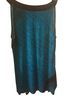 Avenue 100% Poly Span Print Blue Cocktail Dress Size 14 - photo 2
