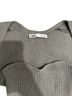 Zara Gray Long Sleeve Top Size S - photo 2
