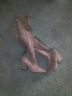 Shein 100% Acrylic Solid Brown Boots Size 11 - photo 3