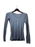 Active Basic Solid Gray Long Sleeve Top Size S - photo 1
