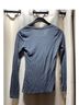 Active Basic Solid Gray Long Sleeve Top Size S - photo 3