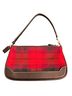 Coach Plaid Red Black Leather Shoulder Bag One size - photo 1