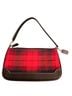 Coach Plaid Red Black Leather Shoulder Bag One size - photo 2