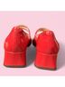 Coach Red Heels Size 5 - photo 4