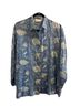 Manuel Canovas 100% Cotton Print Blue Button-Down Shirt Size L - photo 1
