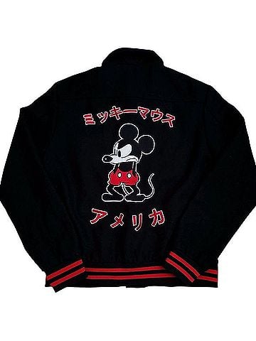 Zara Mickey Mouse Varsity Jacket (view 1)