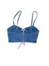 Sugar Thrillz Blue Sleeveless Blouse Size XS - photo 2