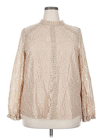 Cable & Gauge Cable &amp; Gauge Long Sleeve Blouse (view 1)