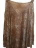 Evolution 100% Polyester Animal Print Brown Black Long Sleeve Blouse Size 3X - photo 2