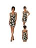 Bebe Floral Black Green Ivory Cocktail Dress Size XS - photo 1