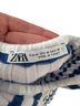 Zara Stripes White Blue Casual Dress Size M - photo 2