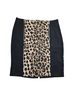 Venus Leopard Print Black Brown Casual Skirt Size 10 - photo 4