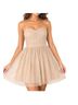 BCBGeneration Tan Ivory Cocktail Dress Size S - photo 1