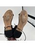 Stuart Weitzman Black Sandals Size 6 1/2 - photo 4