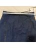 RE/DONE 100% Cotton Blue Denim Skirt Size 28 - photo 9