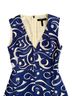 BCBGMAXAZRIA Print Blue White Cocktail Dress Size 4 - photo 4