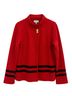 Calvin Klein Red Black Coat Size S - photo 2