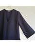 Astr 100% Polyester Solid Blue Blouse Size XS - photo 4