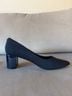 Donald J Pliner Black Blue Heels Size 7 1/2 - photo 4
