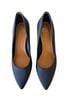 Donald J Pliner Black Blue Heels Size 7 1/2 - photo 1